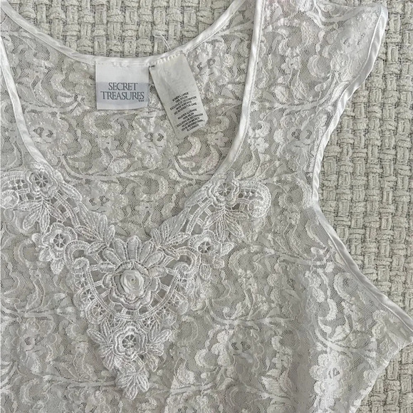 Vintage Secret Treasures Lace Mini Slip Dress - Picture 3 of 4